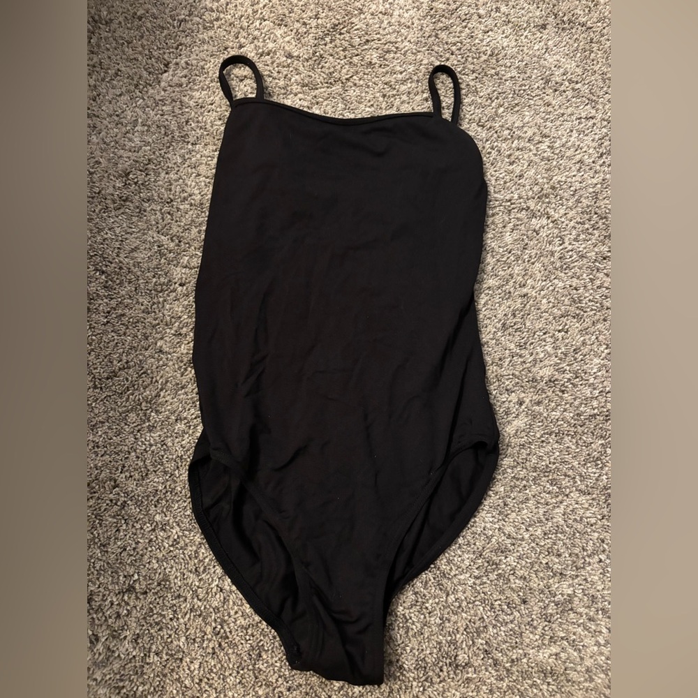 Bloch black dance leotard